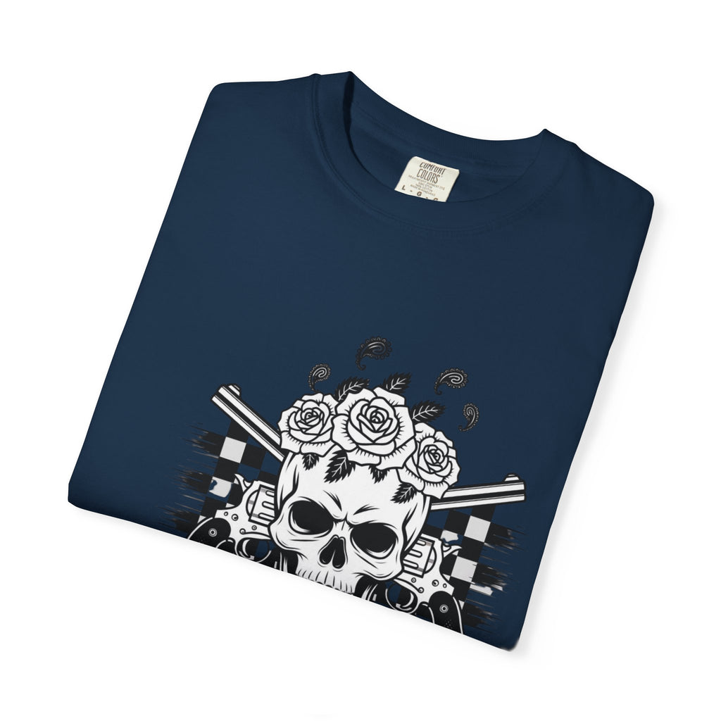 Skull & Roses T‑Shirt — "Freedom Ain't Free" Graphic Tee