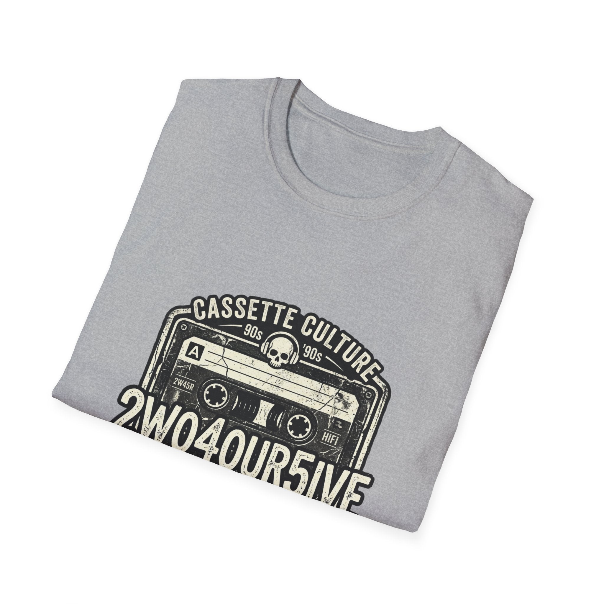 Cassette Culture Vintage Tape T-Shirt — "2W04OUR5IVE" Retro Mix Tape Tee
