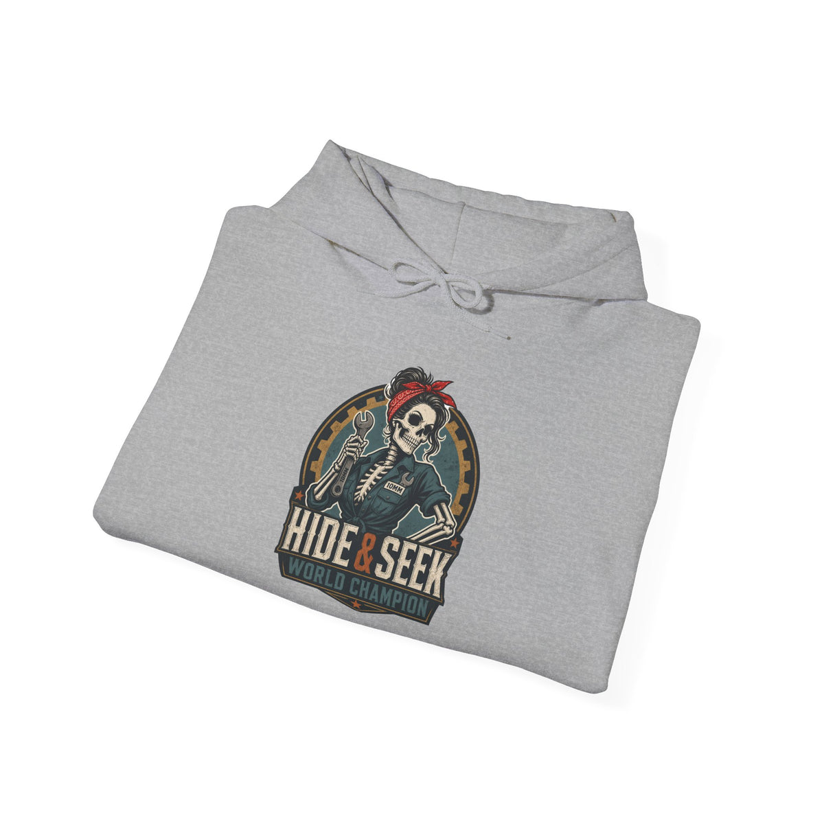 10mm Hide & Seek World Champion Hoodie | Funny Mechanic