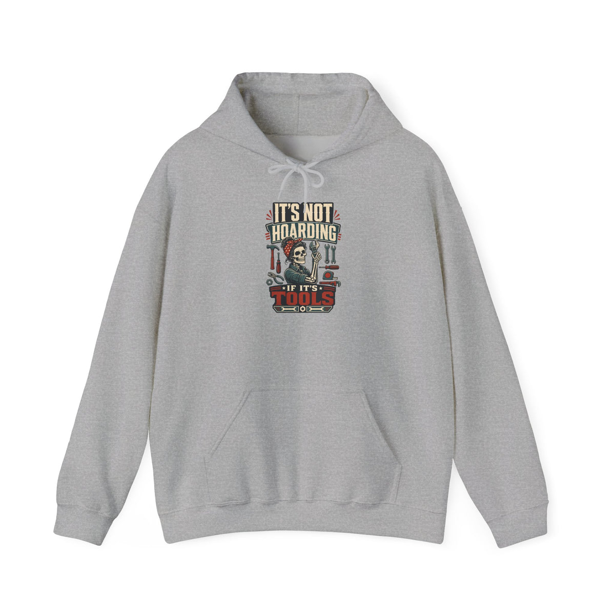 It's Not Hoarding If It's Tools Hoodie | Funny Garage Tools