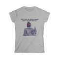 "That's Not My Middle Finger, That's My Unicorn Fist" White Softstyle Tee