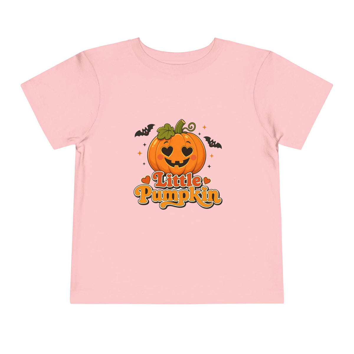 Toddler Tee — "Little Pumpkin" Halloween Jack-o'-Lantern Shirt
