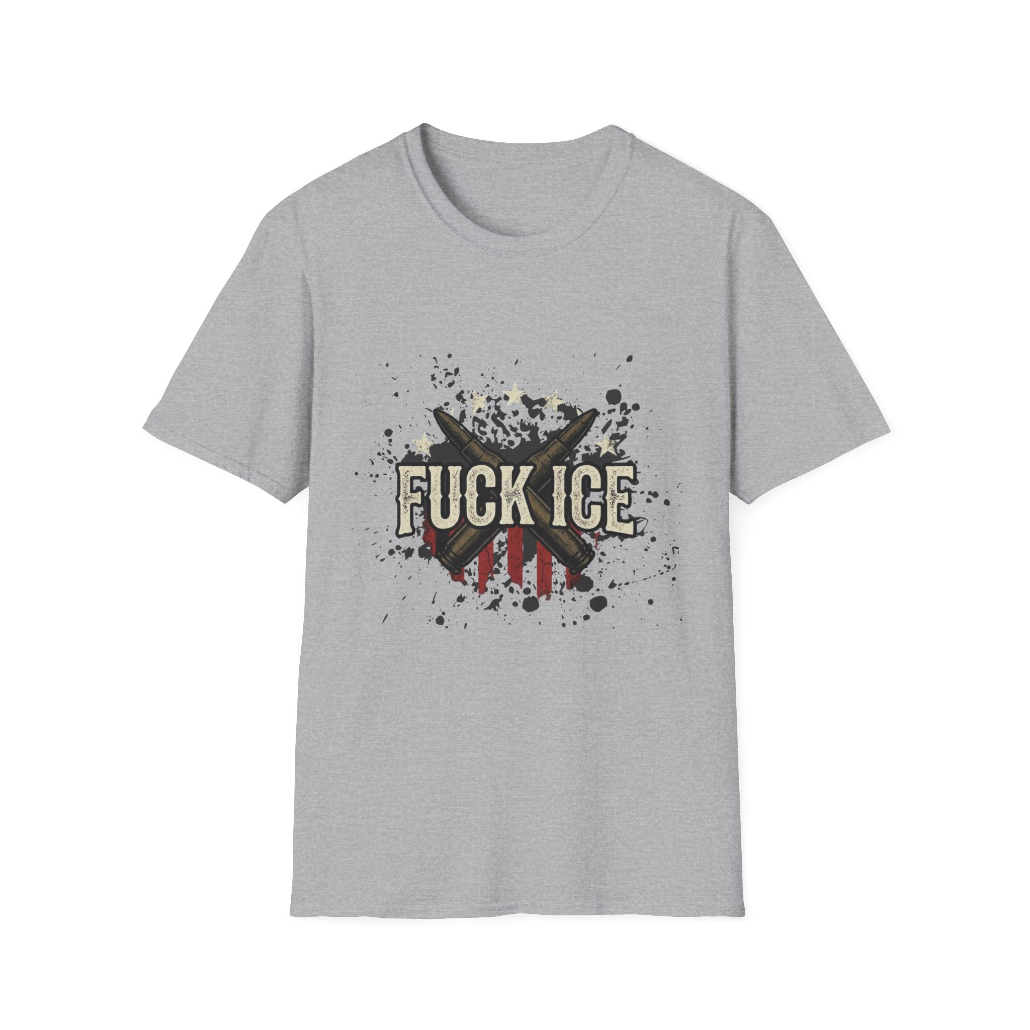 "F*ck ICE" Protest T-Shirt – Anti-Detention Political Graphic Tee