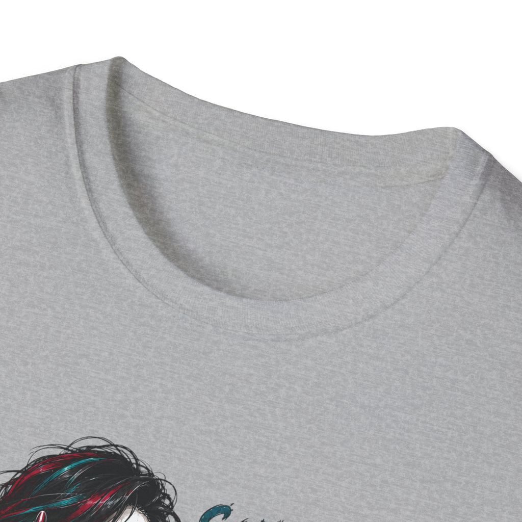 Edgy 'Grow the F*** Up' Graphic T-Shirt — Dark Skull Girl Statement Tee