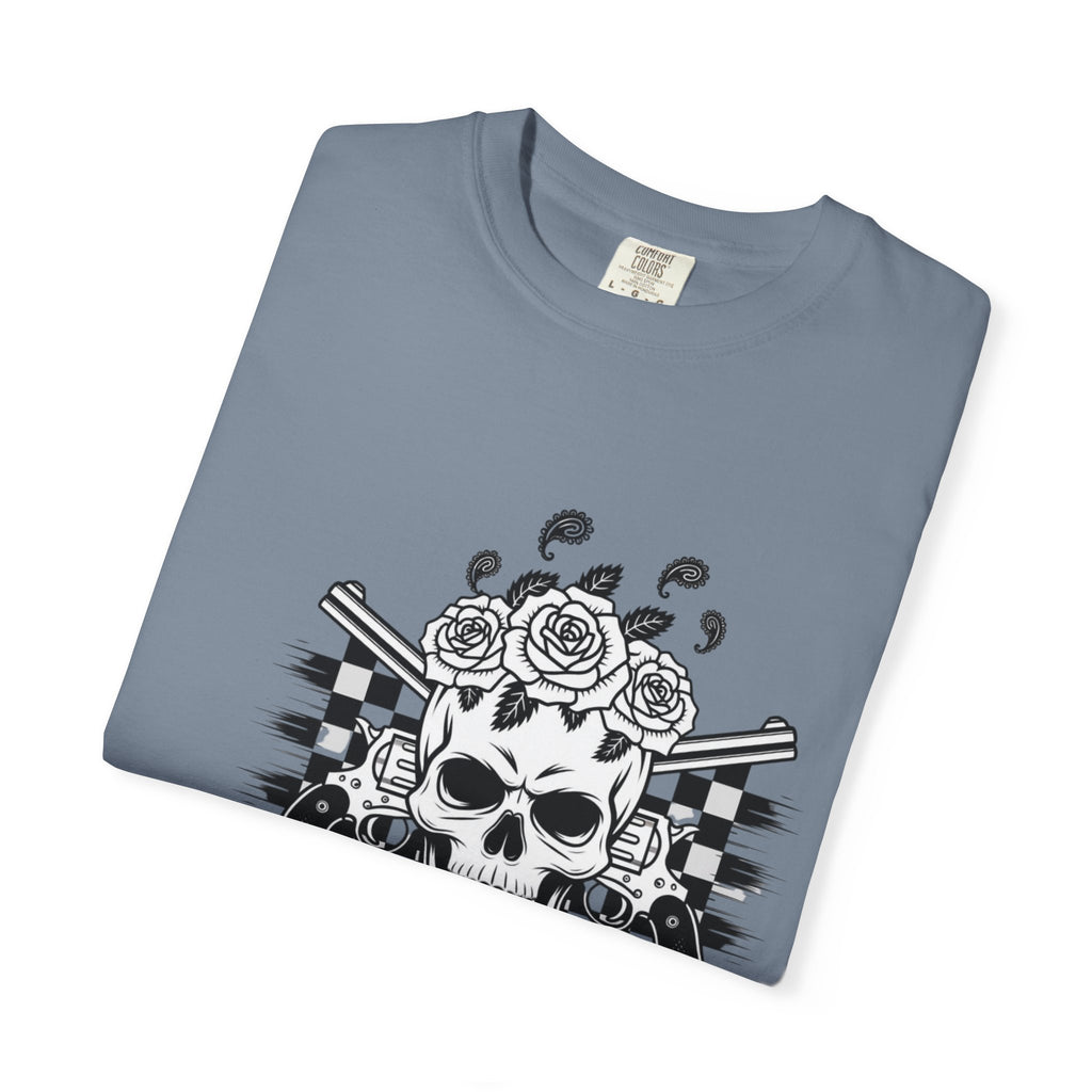 Skull & Roses T‑Shirt — "Freedom Ain't Free" Graphic Tee