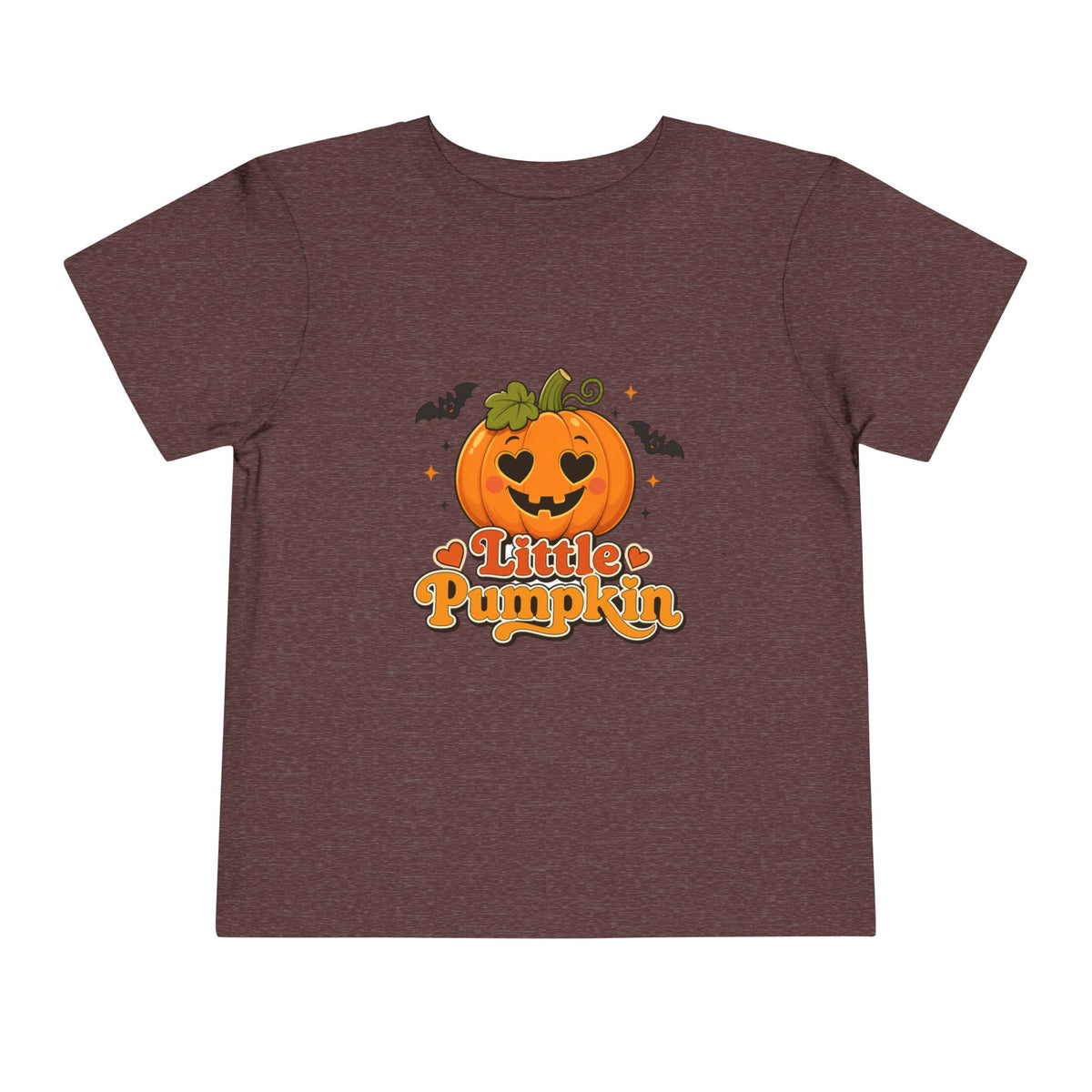 Toddler Tee — "Little Pumpkin" Halloween Jack-o'-Lantern Shirt