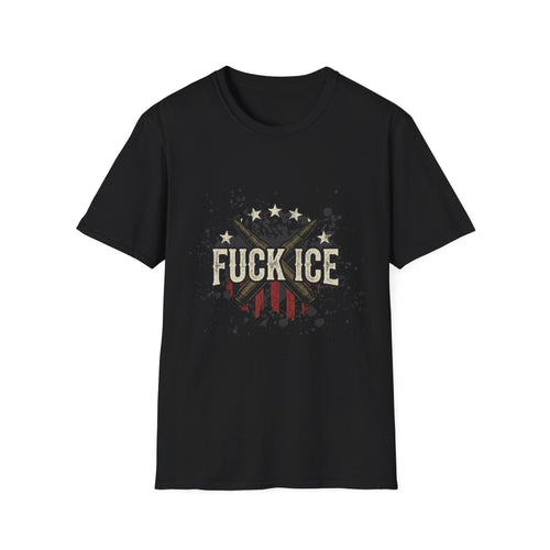 "F*ck ICE" Protest T-Shirt – Anti-Detention Political Graphic Tee