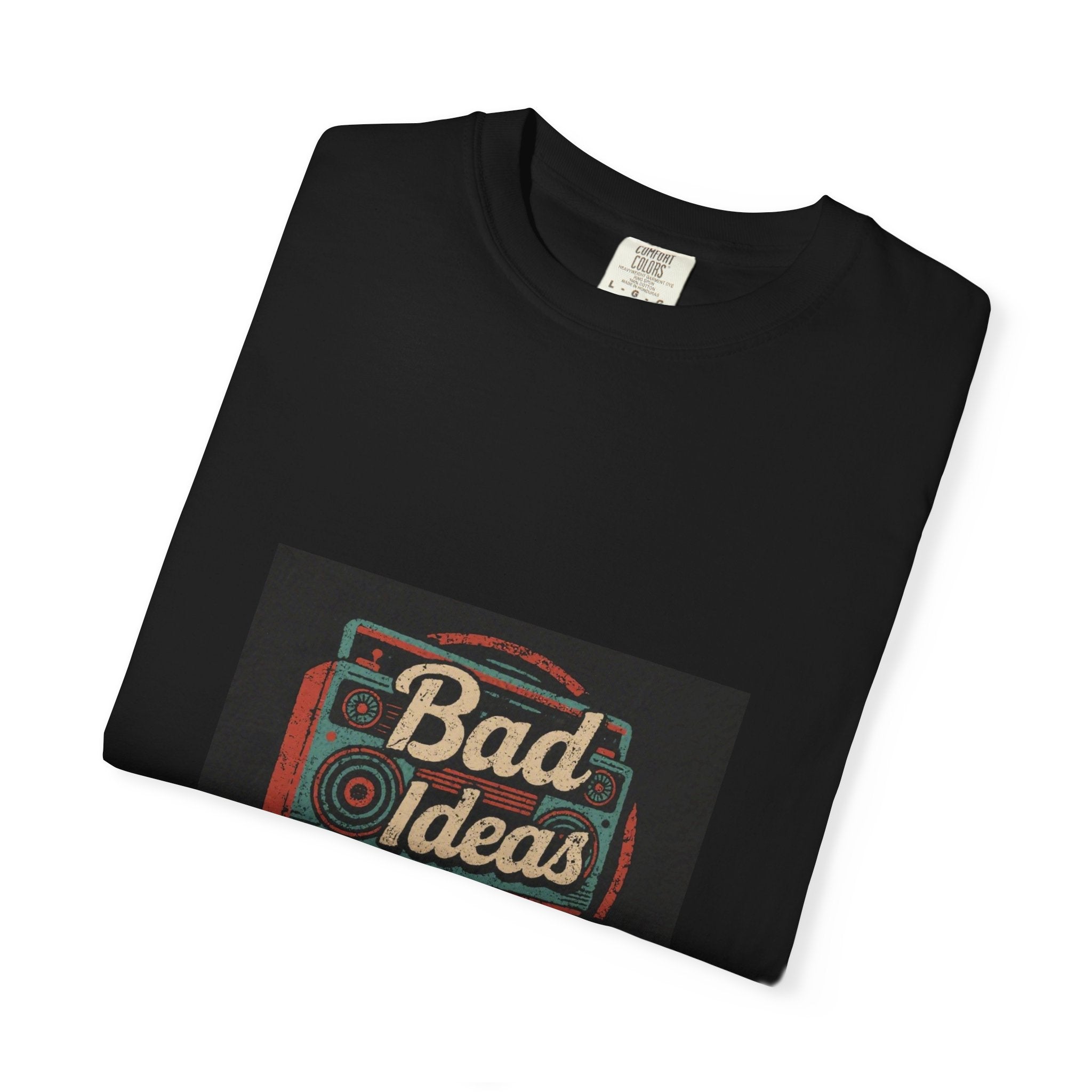 Bad Ideas Welcome T-Shirt — Retro Camera Graphic Tee