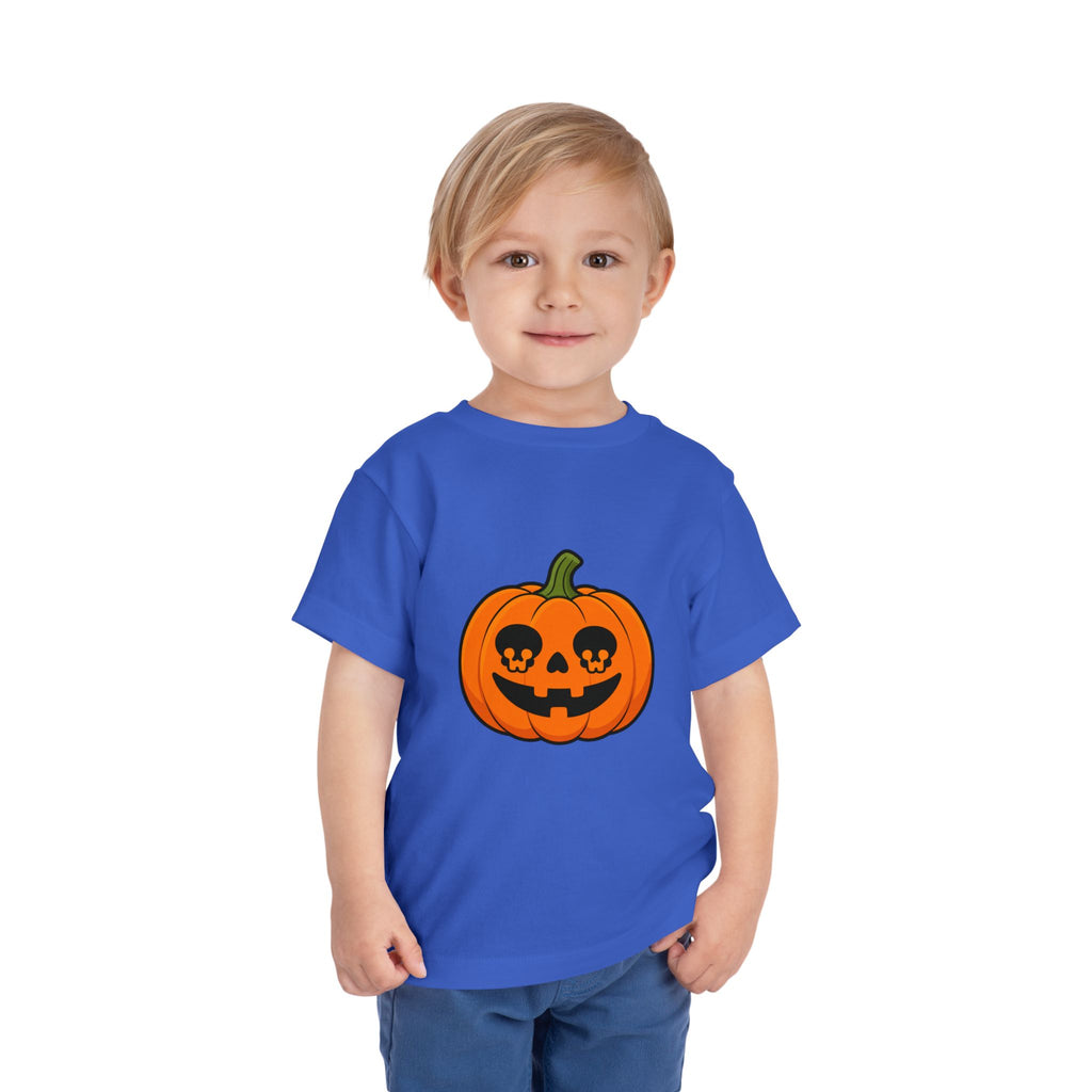 Toddler Pumpkin Jack-O'-Lantern Tee — Cute Halloween Pumpkin Shirt for Kids
