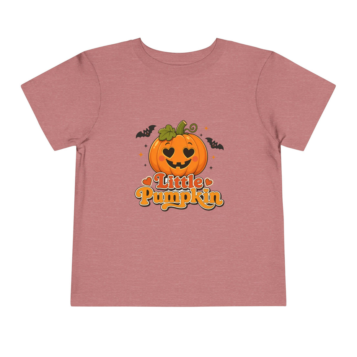 Toddler Tee — "Little Pumpkin" Halloween Jack-o'-Lantern Shirt