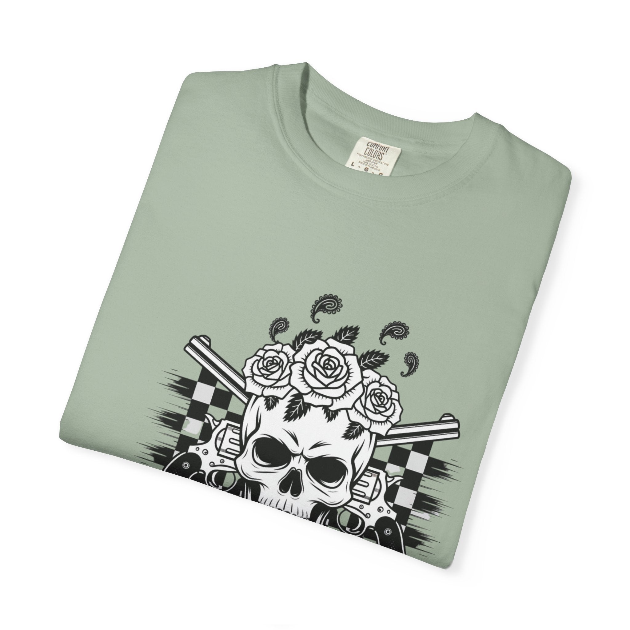 Skull & Roses T‑Shirt — "Freedom Ain't Free" Graphic Tee