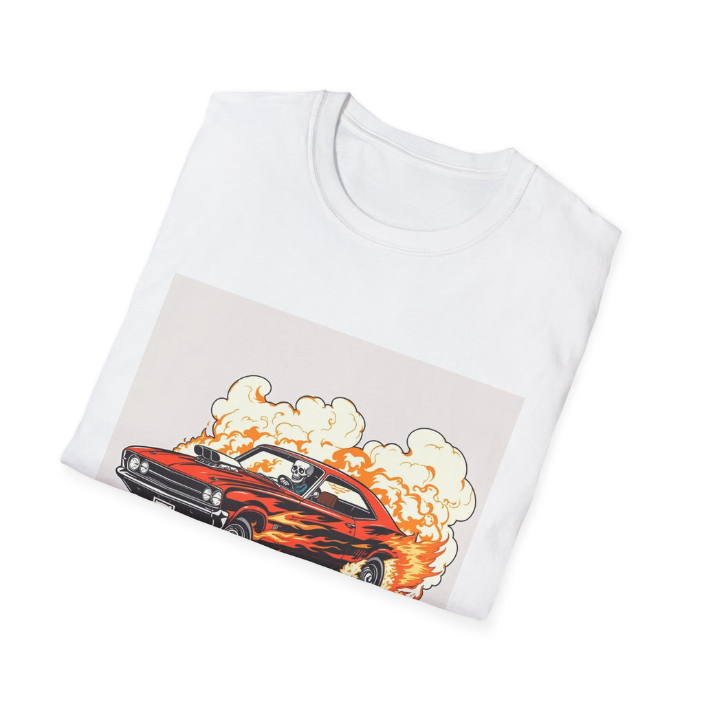 Burn Rubber Not Rules Muscle Car T-Shirt