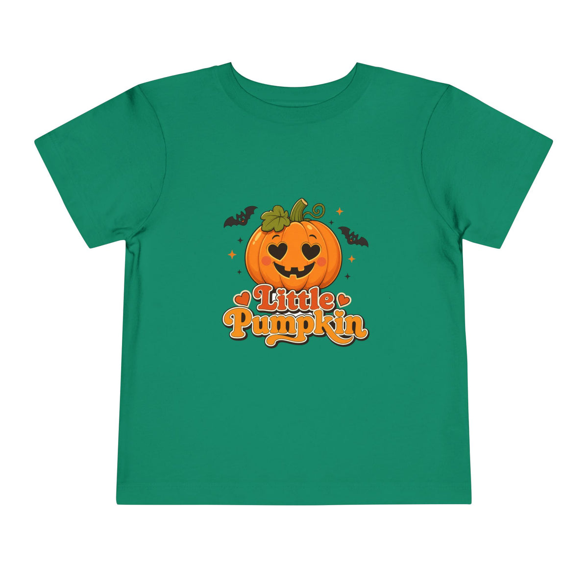 Toddler Tee — "Little Pumpkin" Halloween Jack-o'-Lantern Shirt