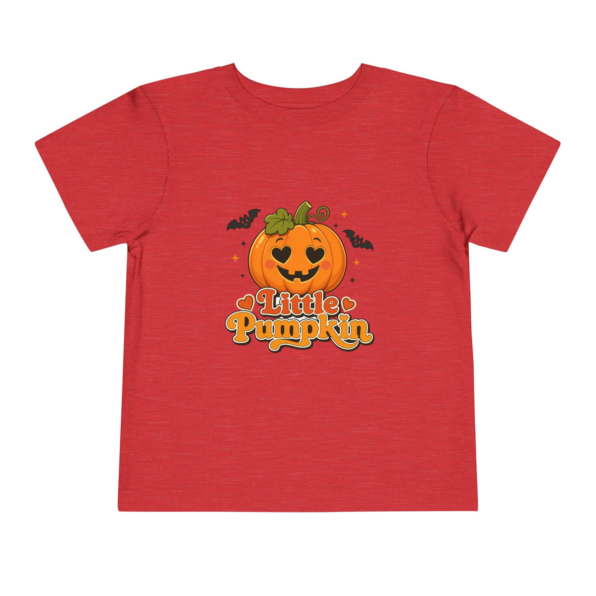 Toddler Tee — "Little Pumpkin" Halloween Jack-o'-Lantern Shirt
