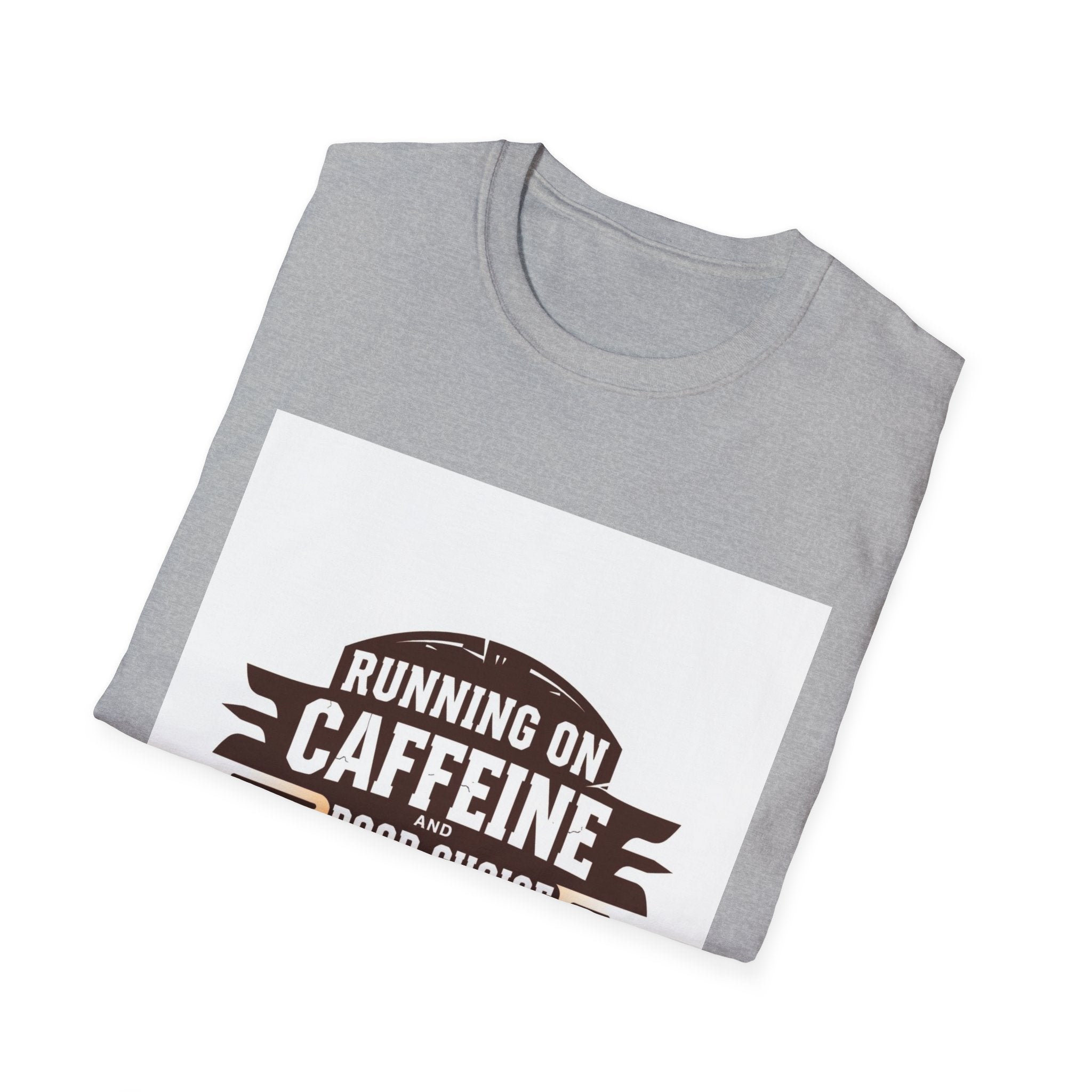 Running on Caffeine T-Shirt — Funny Coffee Lover Tee