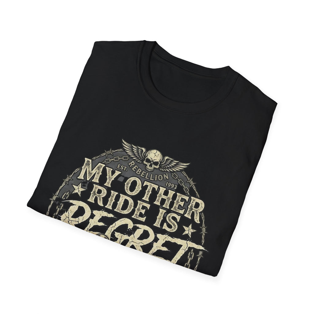 Motorcycle T-Shirt — "My Other Ride Is A Reaper" Vintage Biker Tee