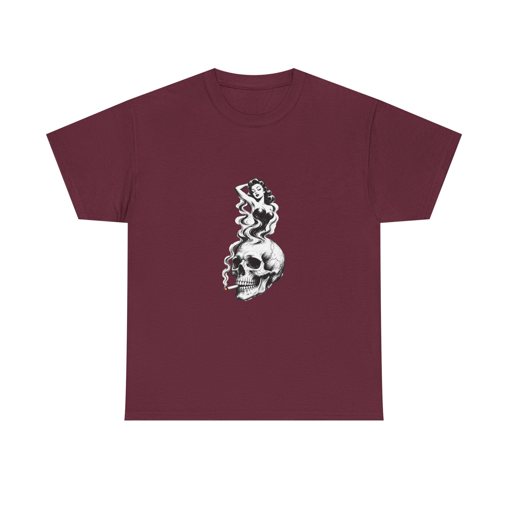 Skull & Pin-Up Graphic Tee