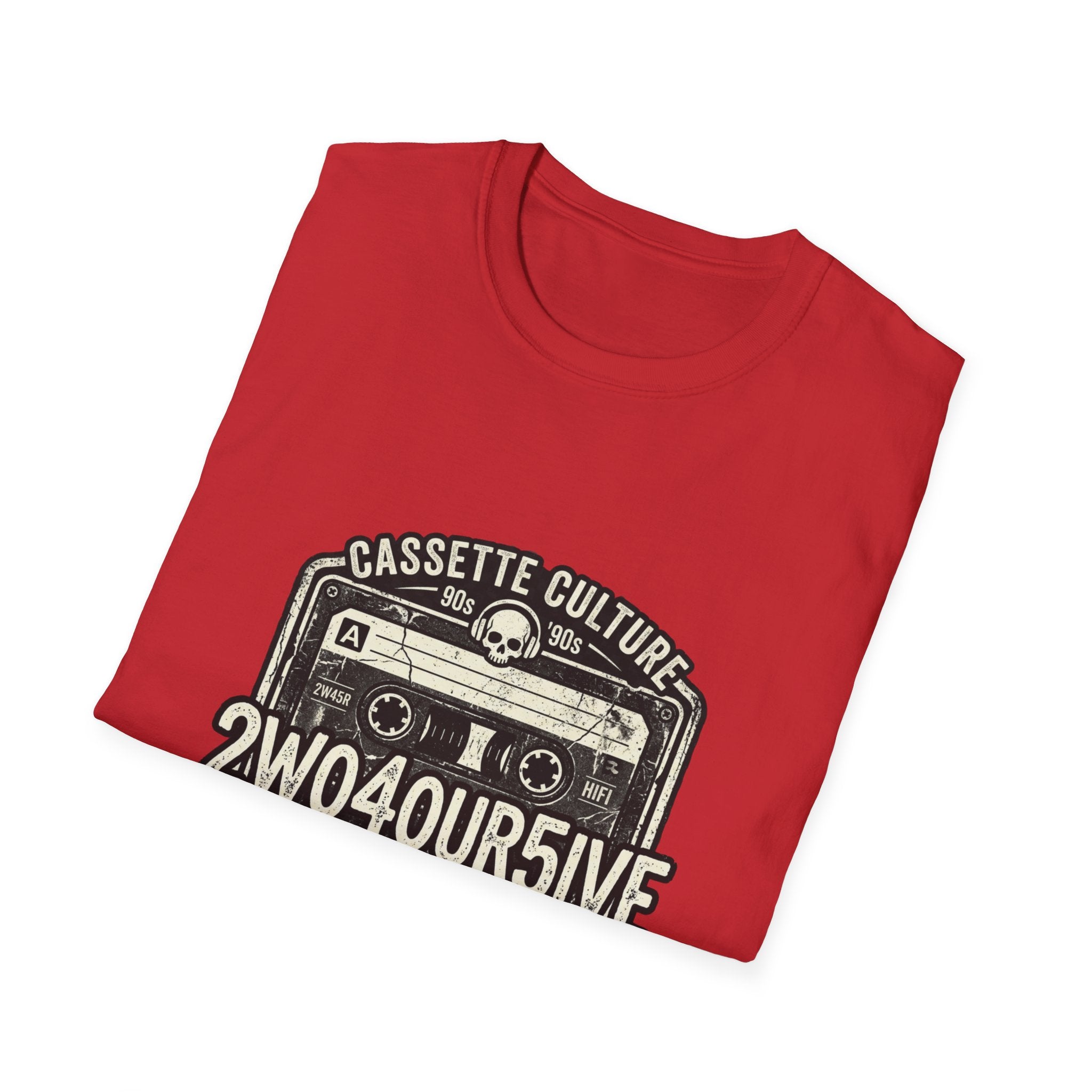 Cassette Culture Vintage Tape T-Shirt — "2W04OUR5IVE" Retro Mix Tape Tee