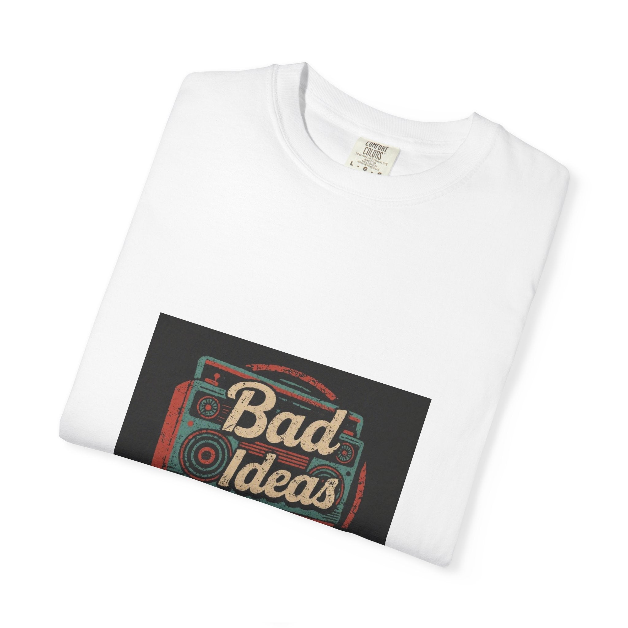 Bad Ideas Welcome T-Shirt — Retro Camera Graphic Tee