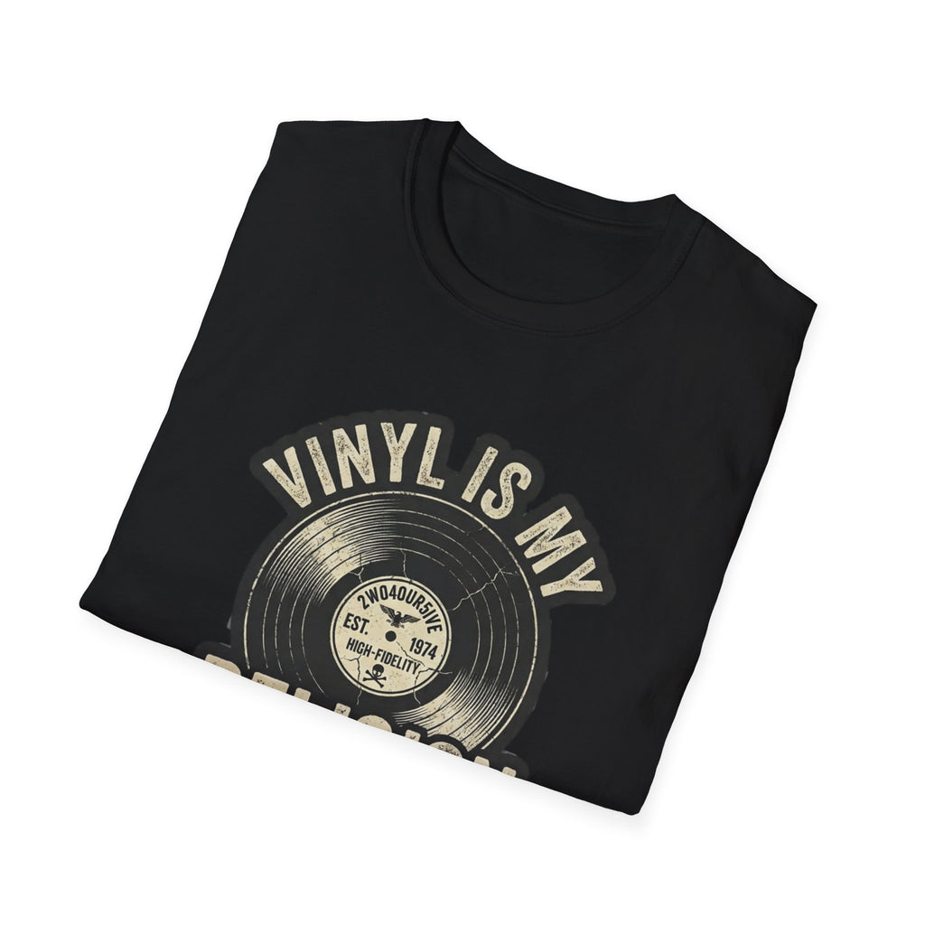 Vinyl Is My Religion T-Shirt — Retro Record Music Lover Tee