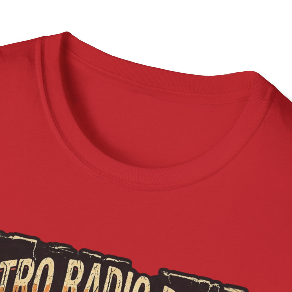 Retro Radio Rebel T-Shirt — Vintage Car, Skull & Stereo Graphic Tee