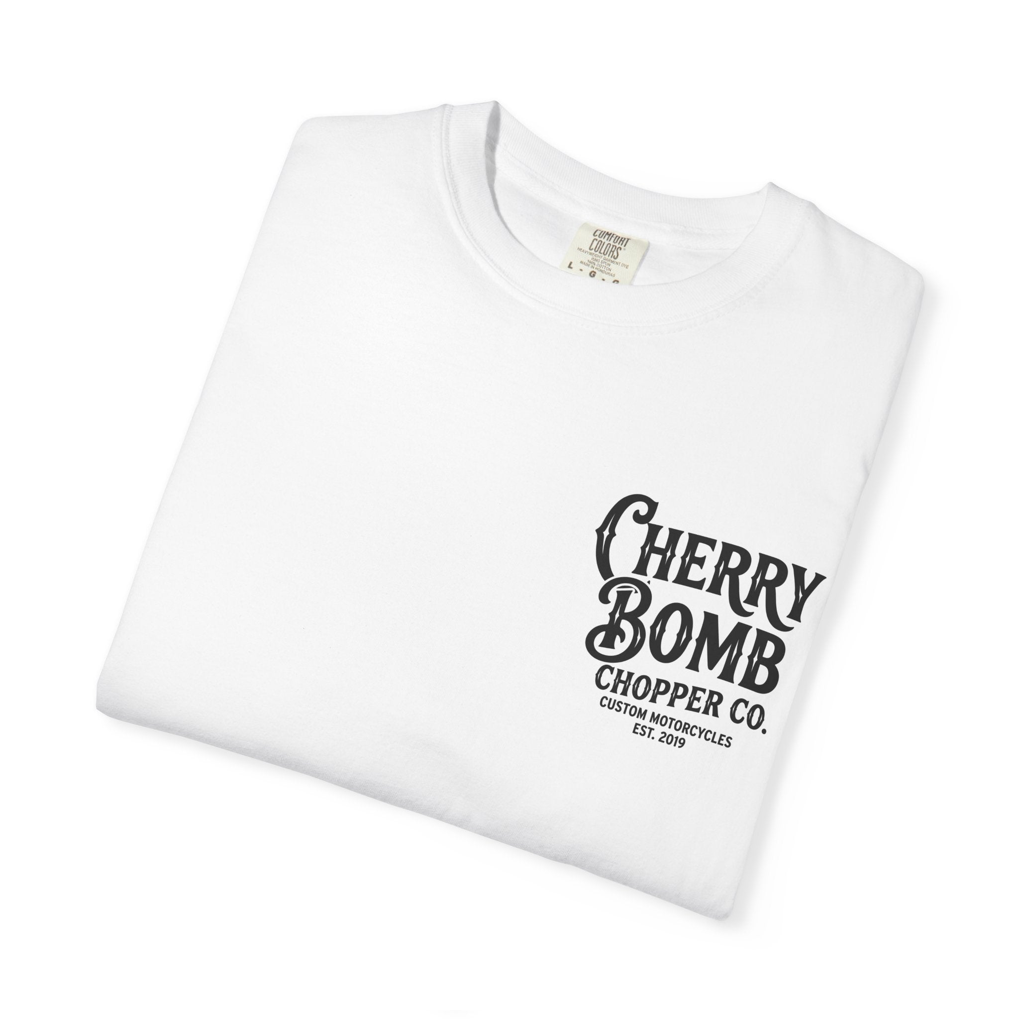 Cherry Bomb Chopper Co. Motorcycle T-Shirt