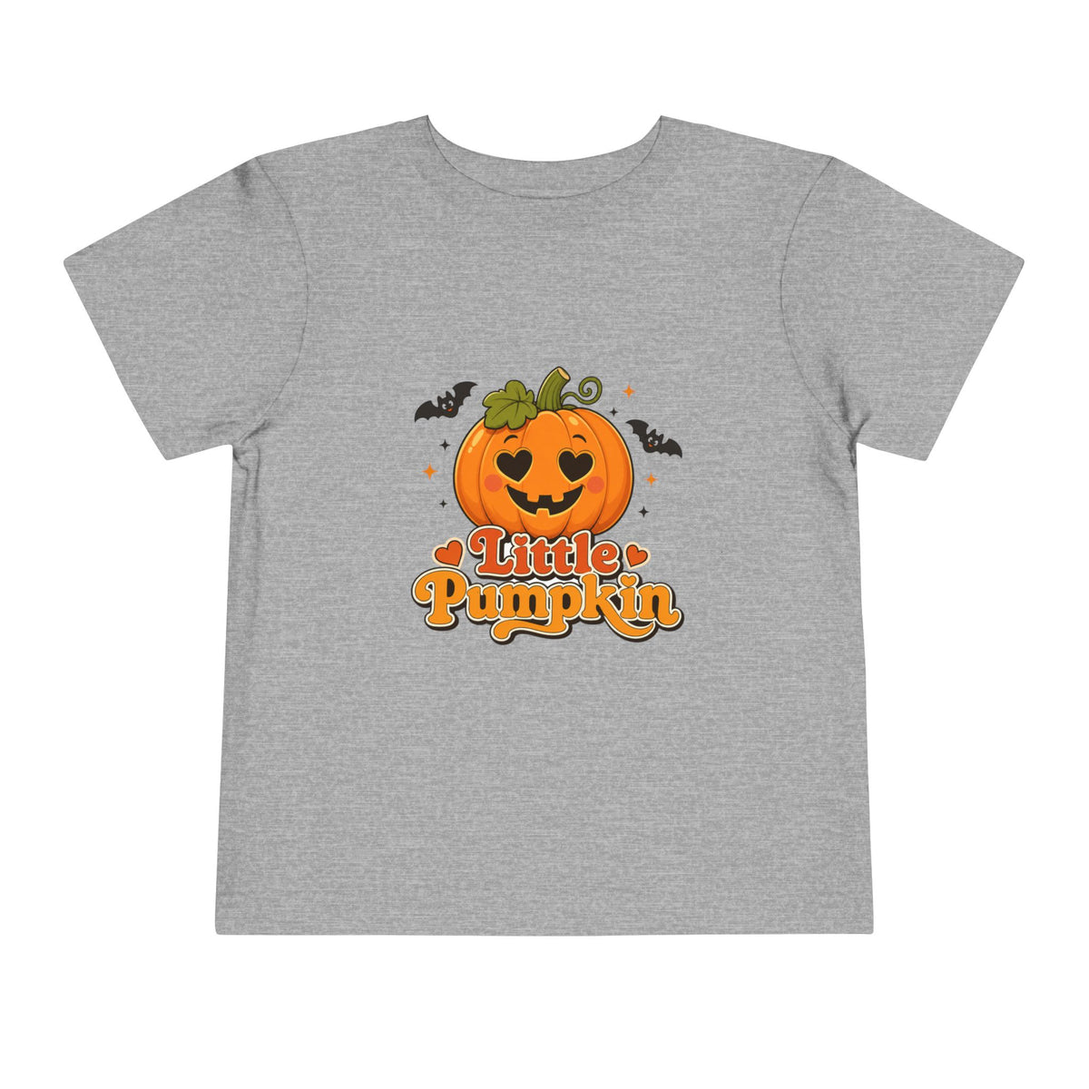 Toddler Tee — "Little Pumpkin" Halloween Jack-o'-Lantern Shirt