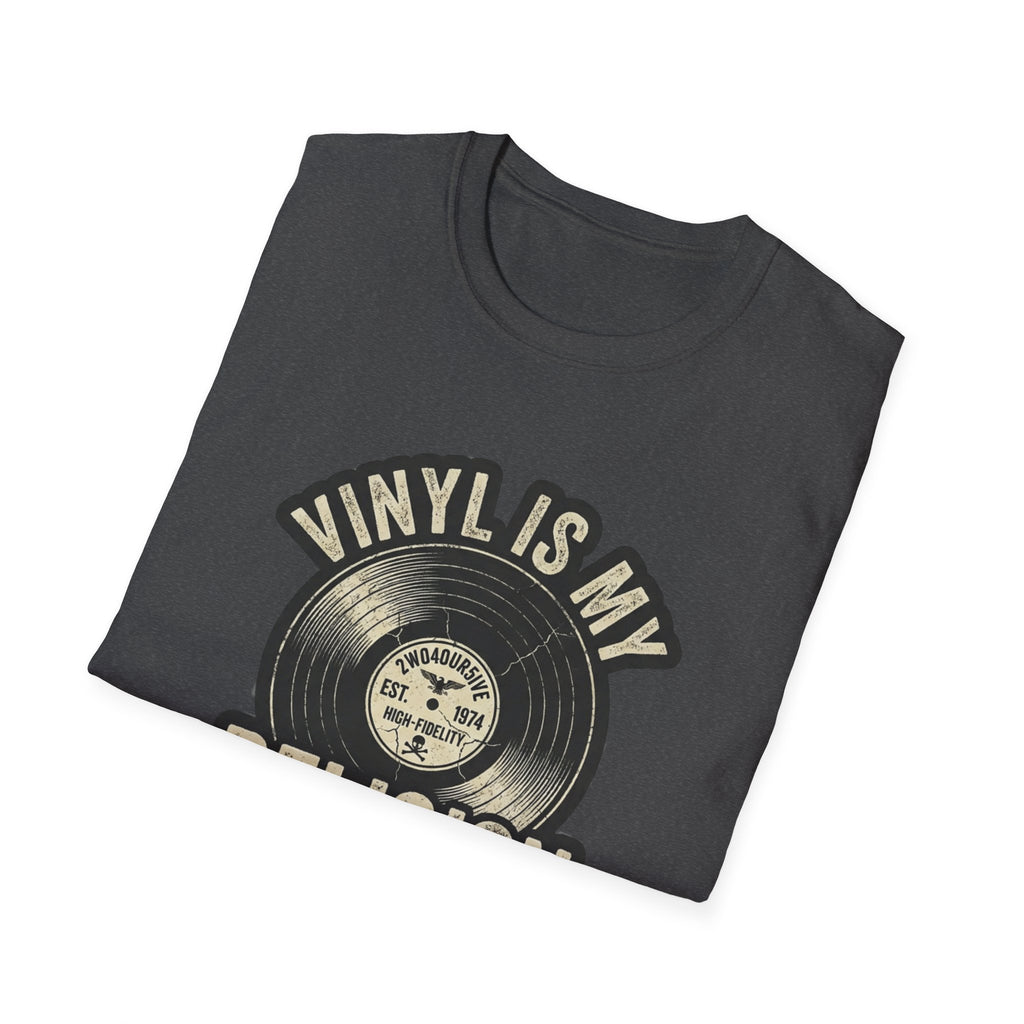Vinyl Is My Religion T-Shirt — Retro Record Music Lover Tee