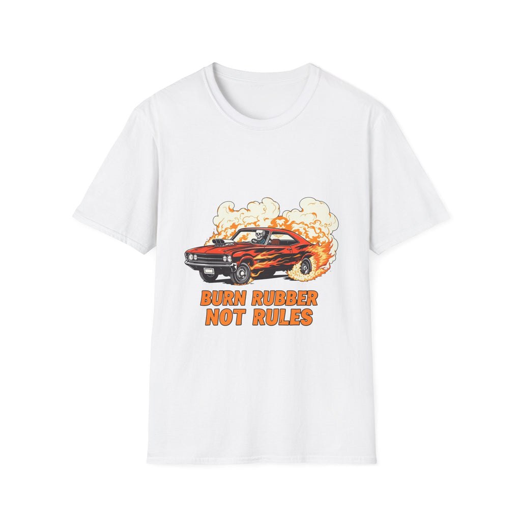 Burn Rubber Not Rules T-Shirt
