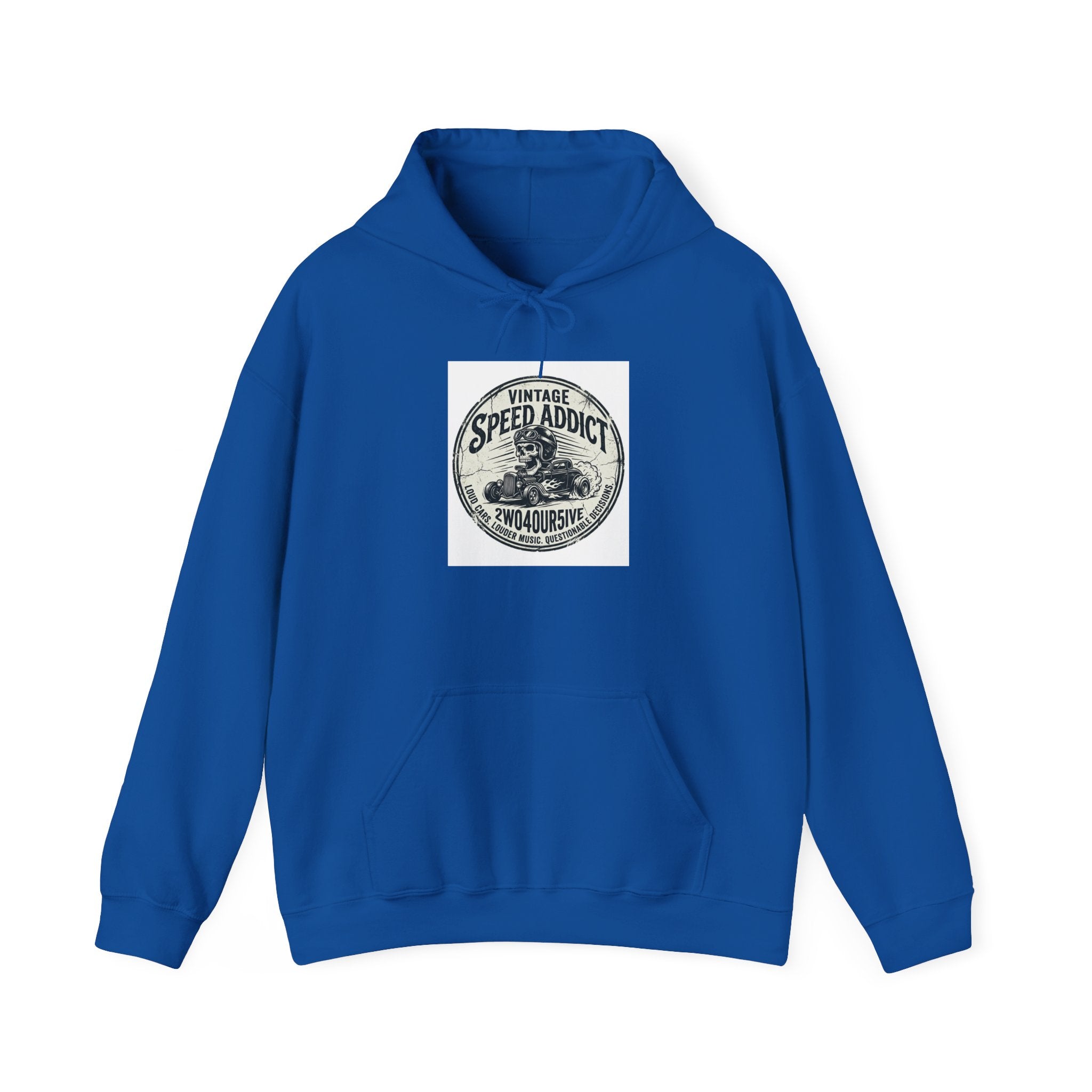 Speed Addict Vintage Motorcycle Hoodie – Retro Biker Sweatshirt