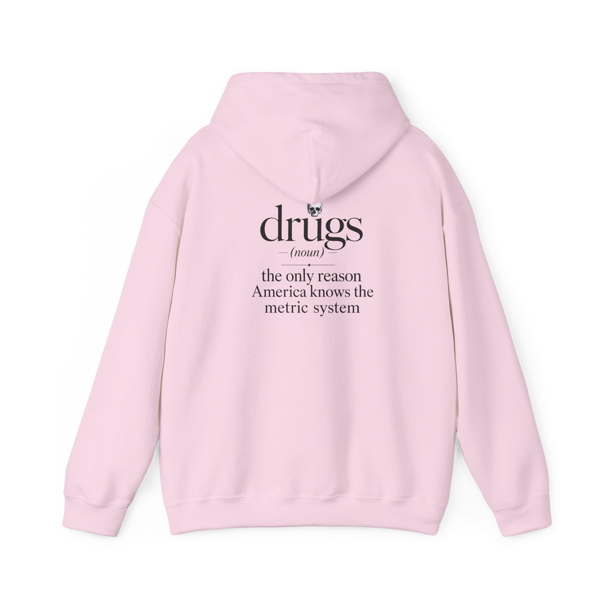 Funny 'Drugs' Definition Hoodie – Novelty Graphic Sweatshirt with Sarcastic Quote