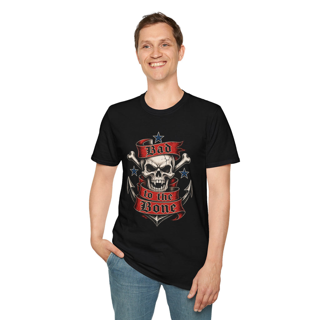 Bad to the Bone Skull T-Shirt