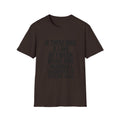 Graphic T-Shirt — "If There Was A Line Between Right And Wrong I Snorted It Years Ago" Bold Text Tee