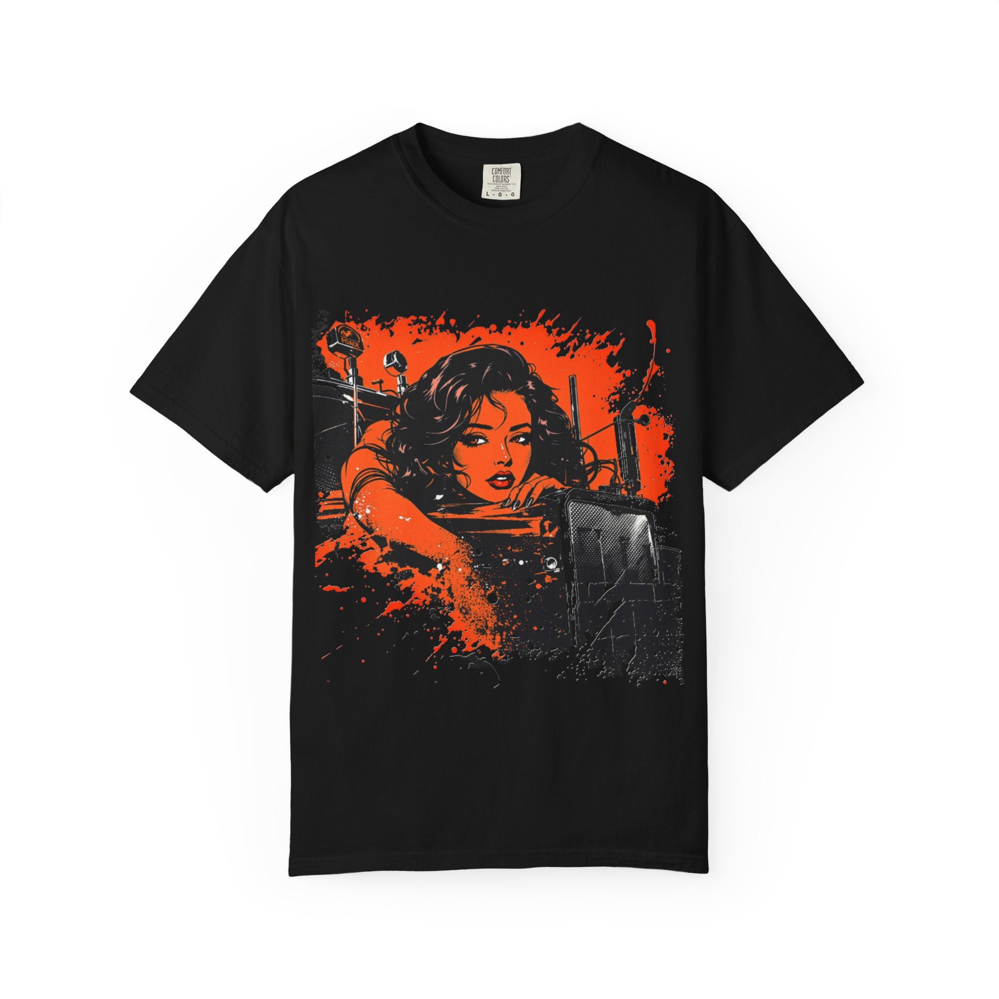 Retro Motorcycle Babe T‑Shirt — Vintage Biker Graphic Tee