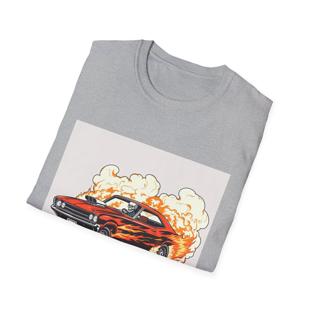 Burn Rubber Not Rules Muscle Car T-Shirt