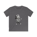 Kids T‑Shirt — Skateboard Skeleton Graphic "Funny Bones"