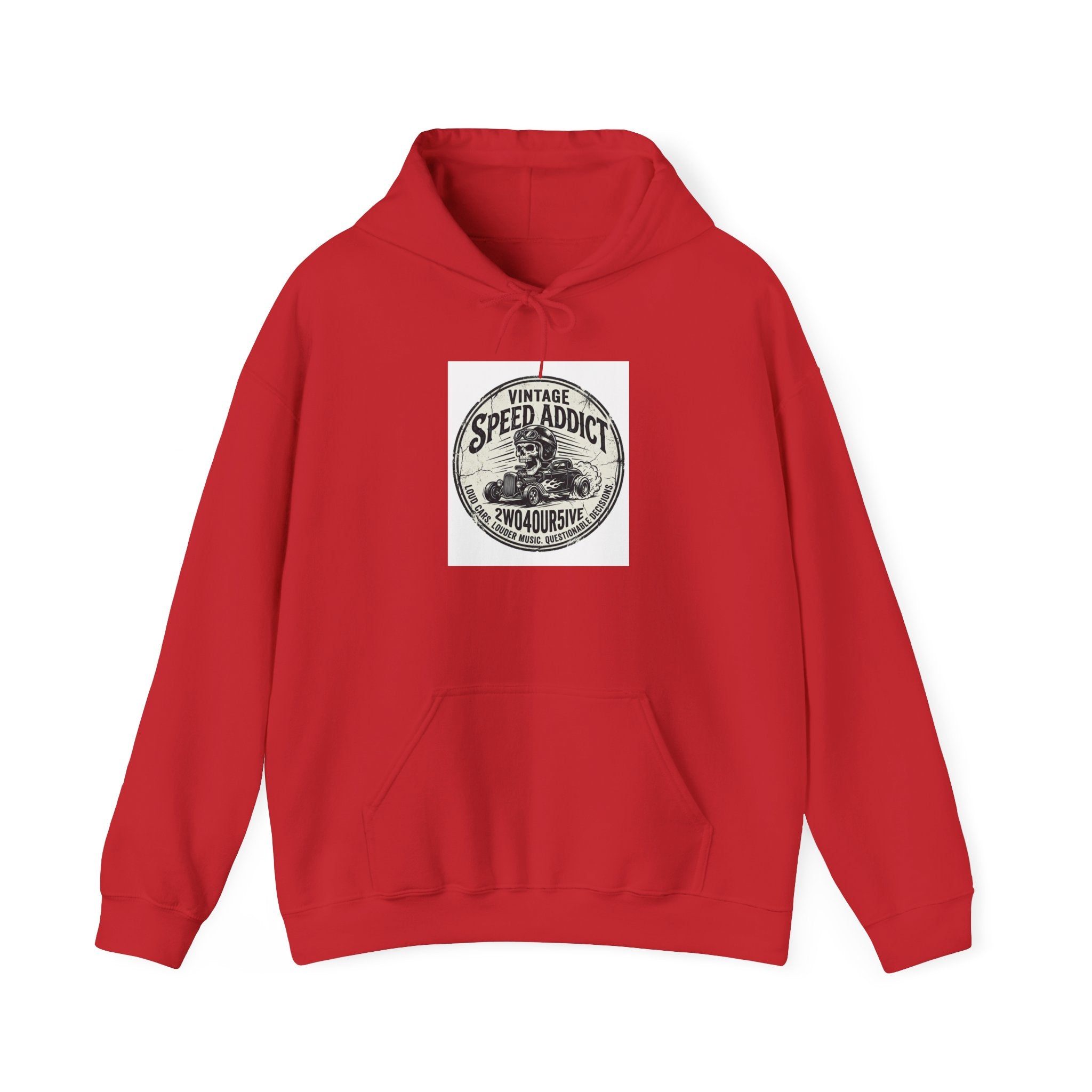 Speed Addict Vintage Motorcycle Hoodie – Retro Biker Sweatshirt