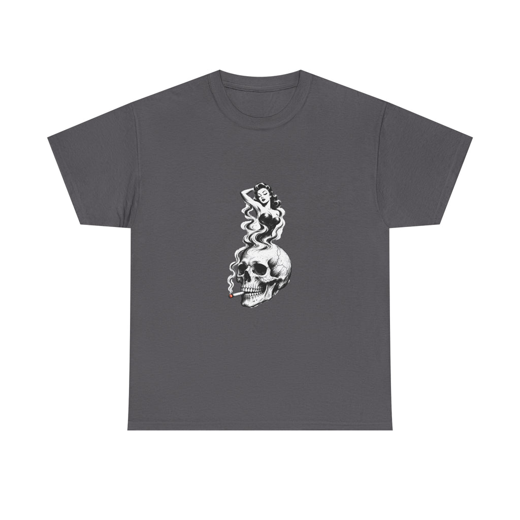 Skull & Pin-Up Graphic Tee