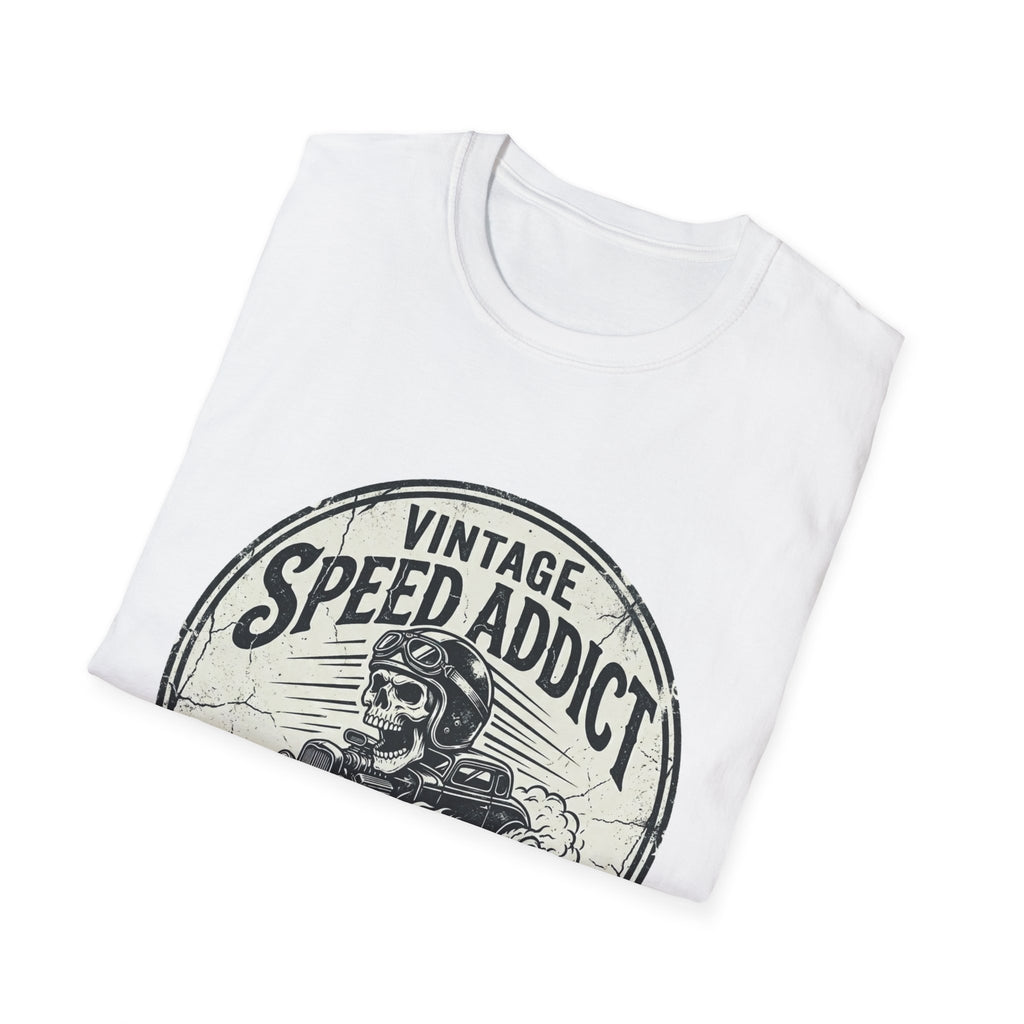 Vintage Speed Addict T-Shirt — Retro Hot Rod Racing Tee