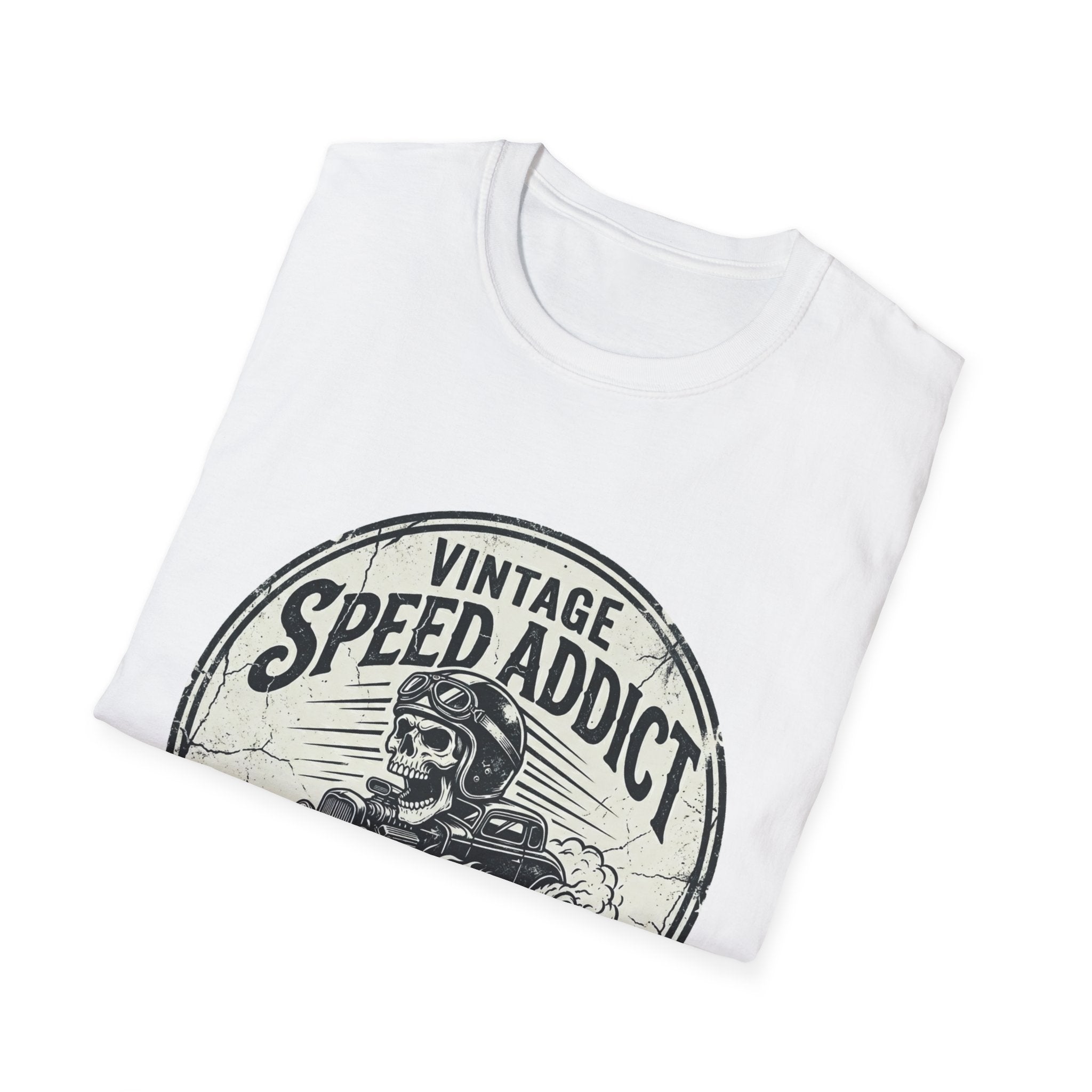 Vintage Speed Addict T-Shirt — Retro Hot Rod Racing Tee