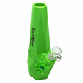 Dabware | 10" Platinum Diamond Shapes Silicone Bong  (Green)