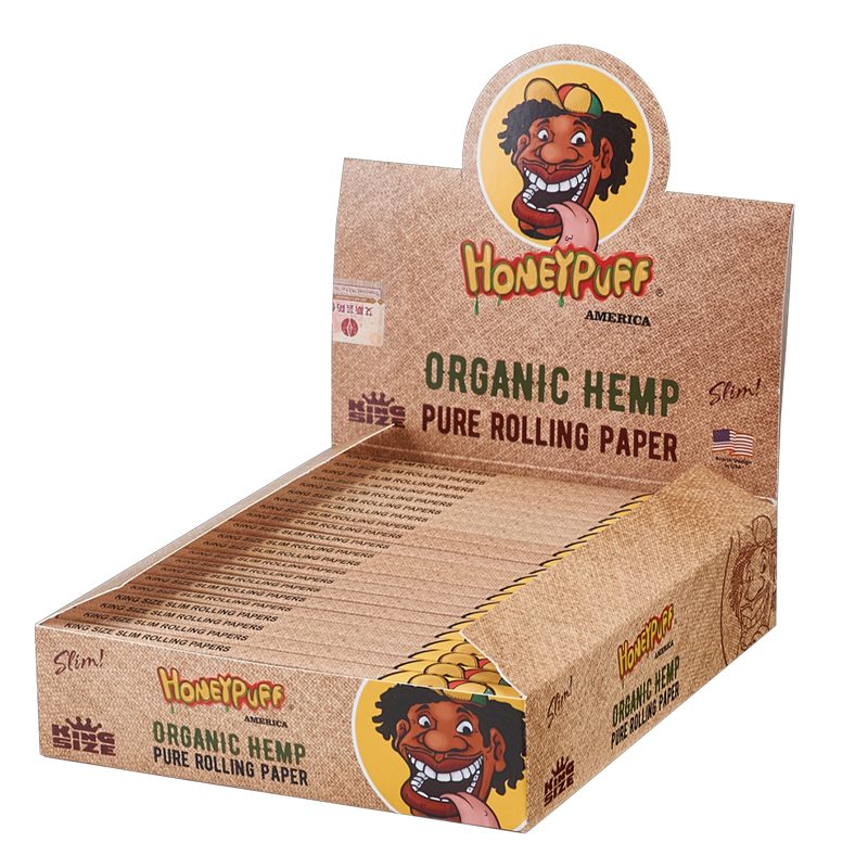 Honey Puff | Rolling Paper King Size – Organic Hemp [P1180-03] - 25 packs
